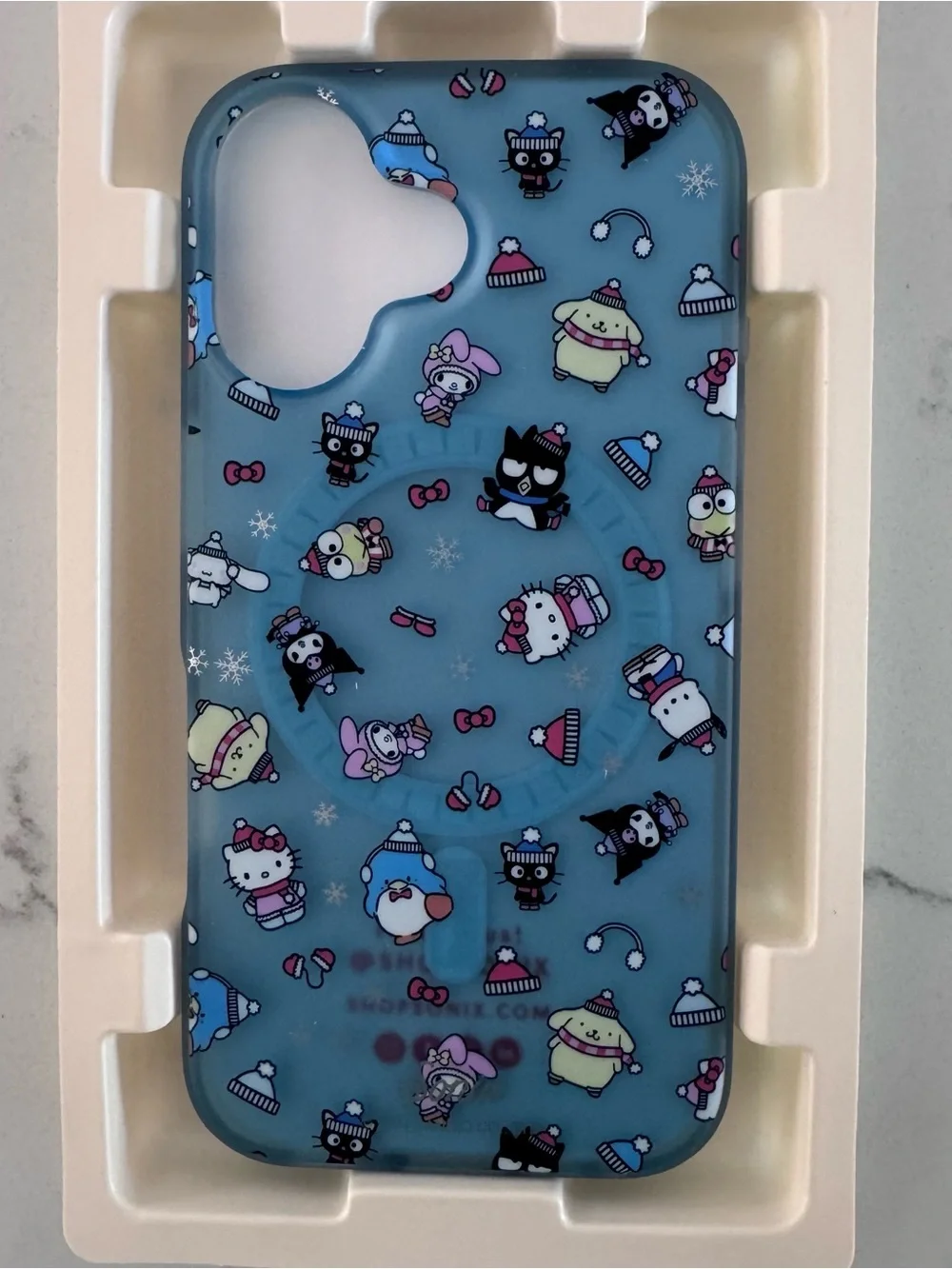 Sonix Sanrio Hello Kitty Friends iPhone 16 MagSafe Case Blue Winter NIB